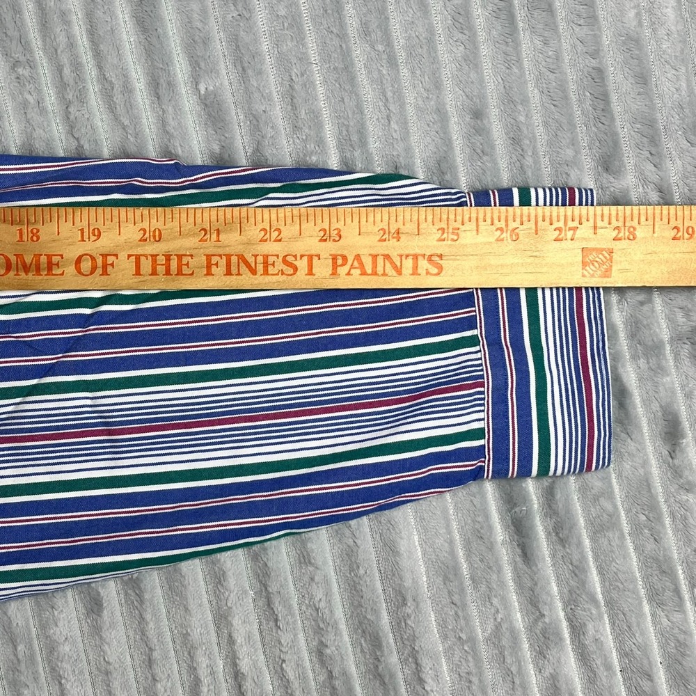 Polo Ralph Lauren Westerton Button Up Shirt Men's XLT Rainbow Striped Pride Prep - Picture 10 of 13